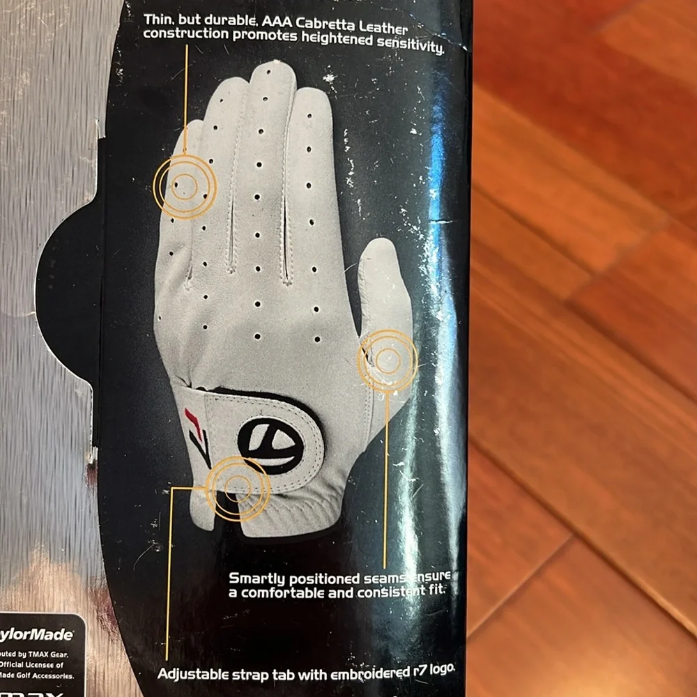 Men’s TaylorMade r7 Tour Golf Glove LH-XXL - Picture 6 of 8